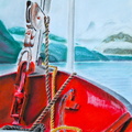 2003 Alaskan Fishing Boat 24 by 36 pastel